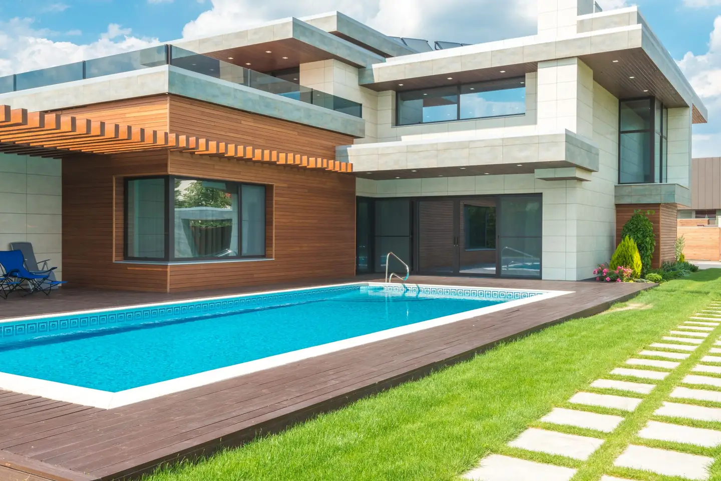 Swimming pool built in Bay Village, NSW